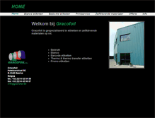 Tablet Screenshot of gracofoil.be
